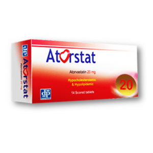 Atorstat 20 mg ( Atorvastatin ) 14 Film-Coated Tablets